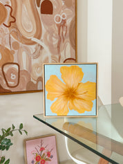 Hibiscus Yellow & Blue Original