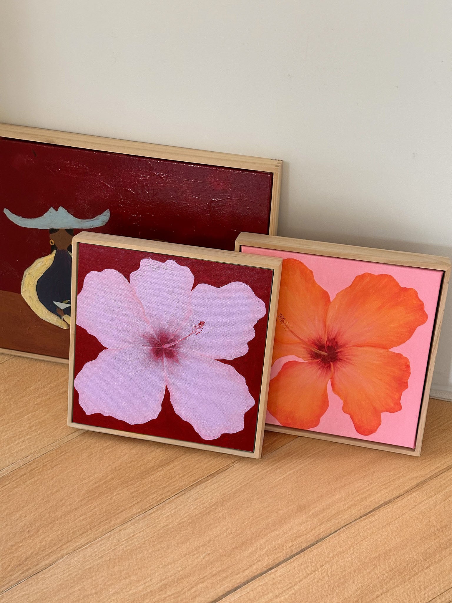 Hibiscus Pink & Maroon Original