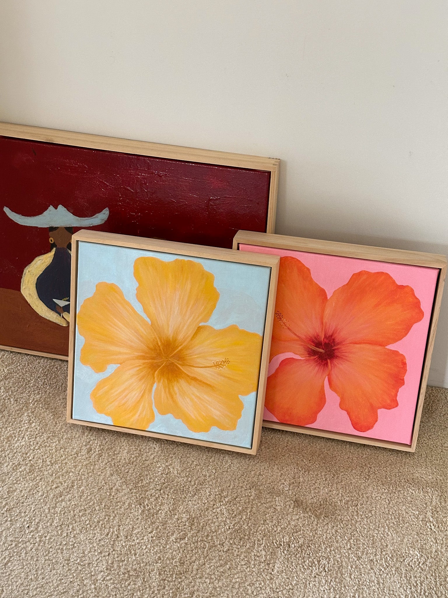 Hibiscus Yellow & Blue Original