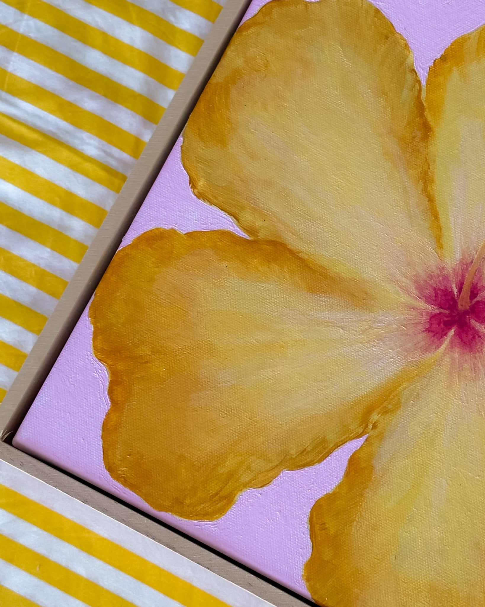 Hibiscus Yellow & Pink Original