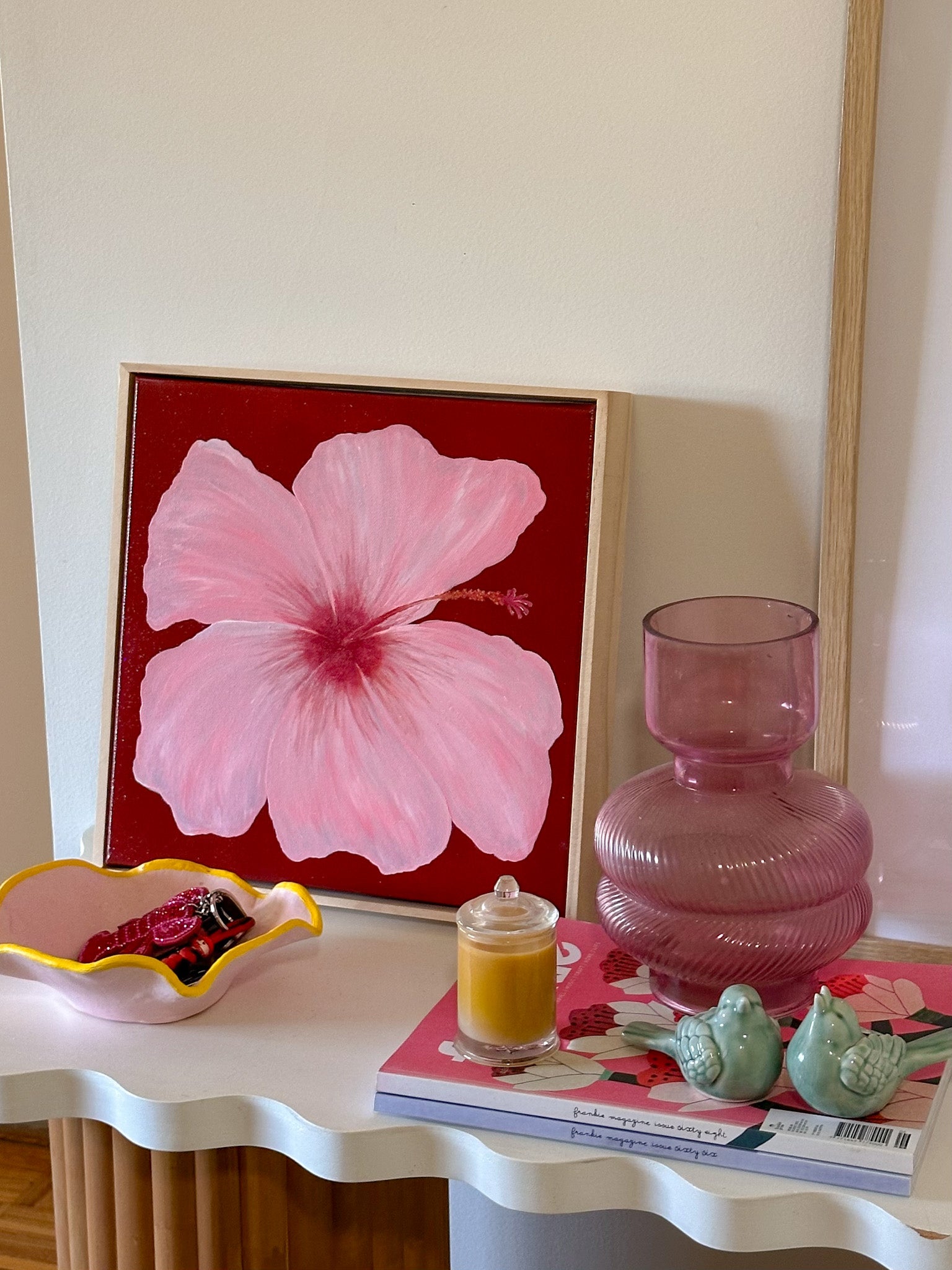 Hibiscus Pink & Maroon 2 Original