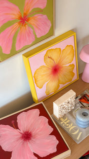 Hibiscus Yellow & Pink 2 Original