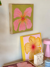 Hibiscus Yellow & Pink 2 Original