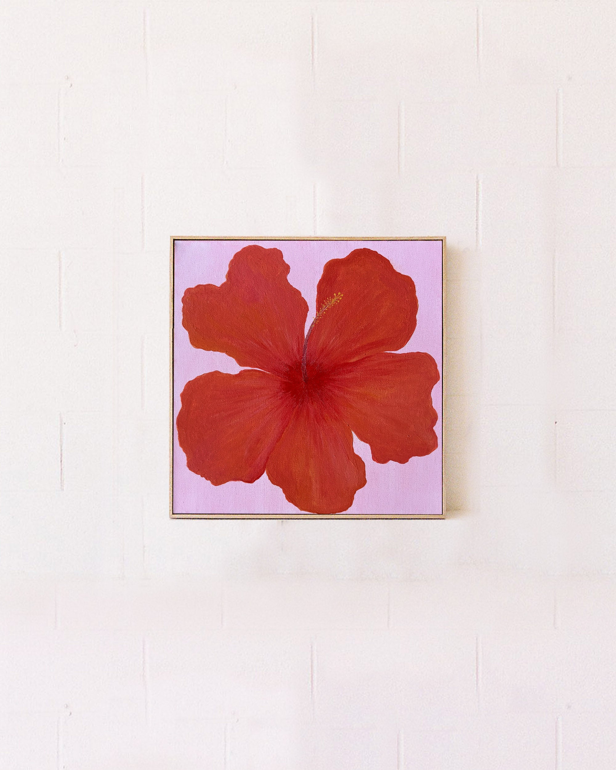 Hibiscus Orange & Pink 2 Original