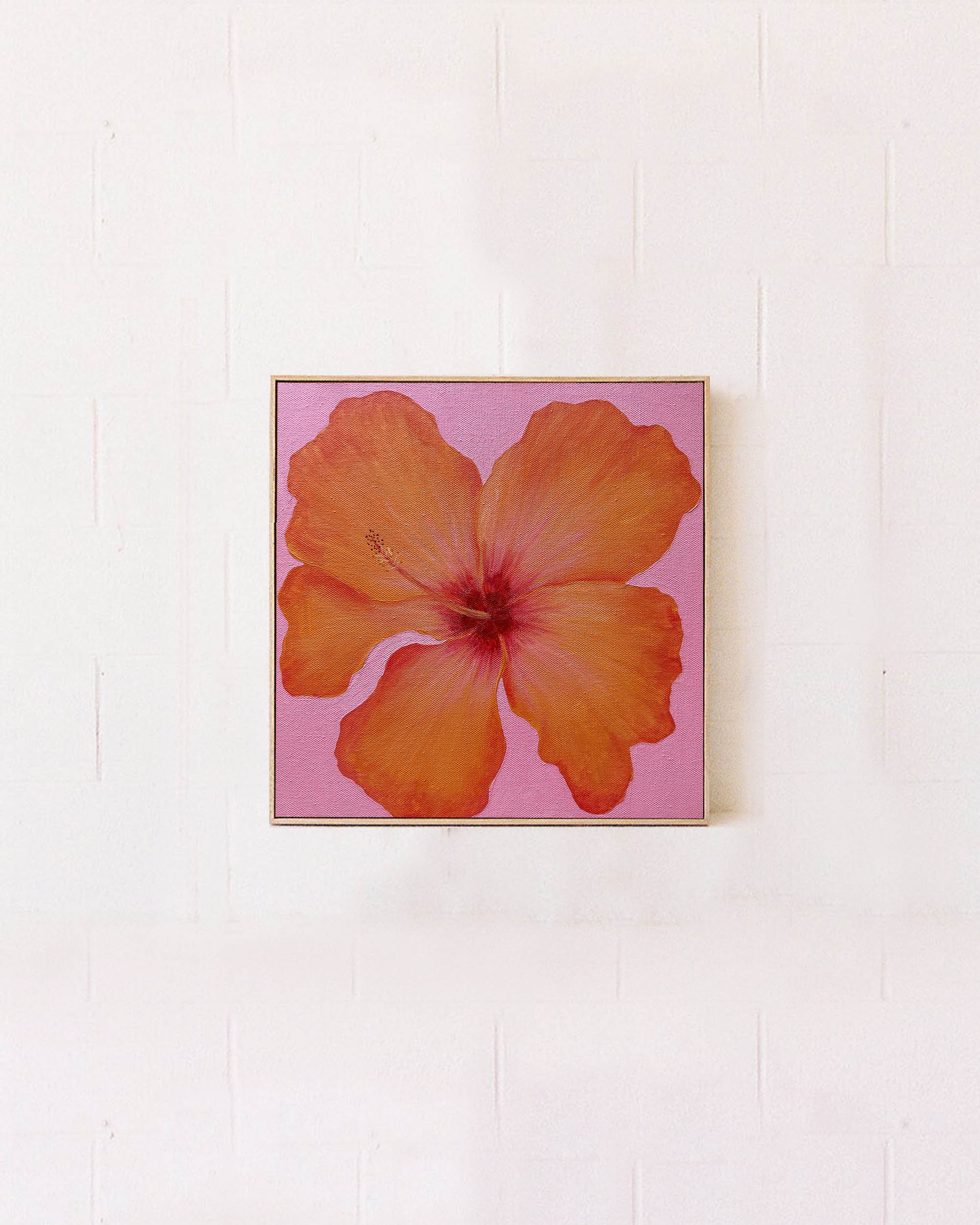 Hibiscus Orange & Pink Original