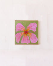 Hibiscus Pink & Green 2 Original