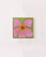 Hibiscus Pink & Green 2 Original