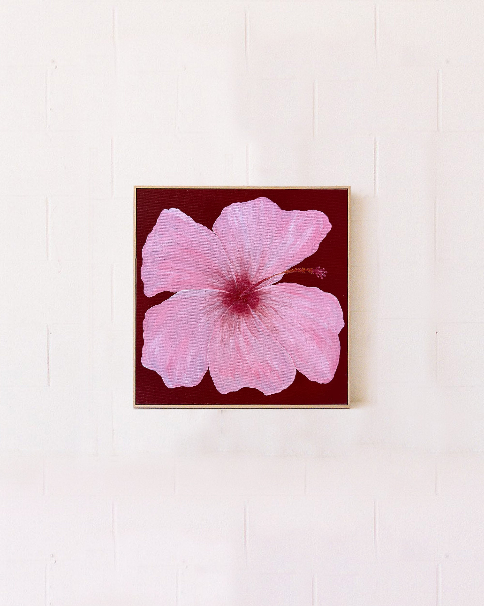 Hibiscus Pink & Maroon 2 Original