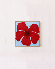 Hibiscus Red & Blue Original
