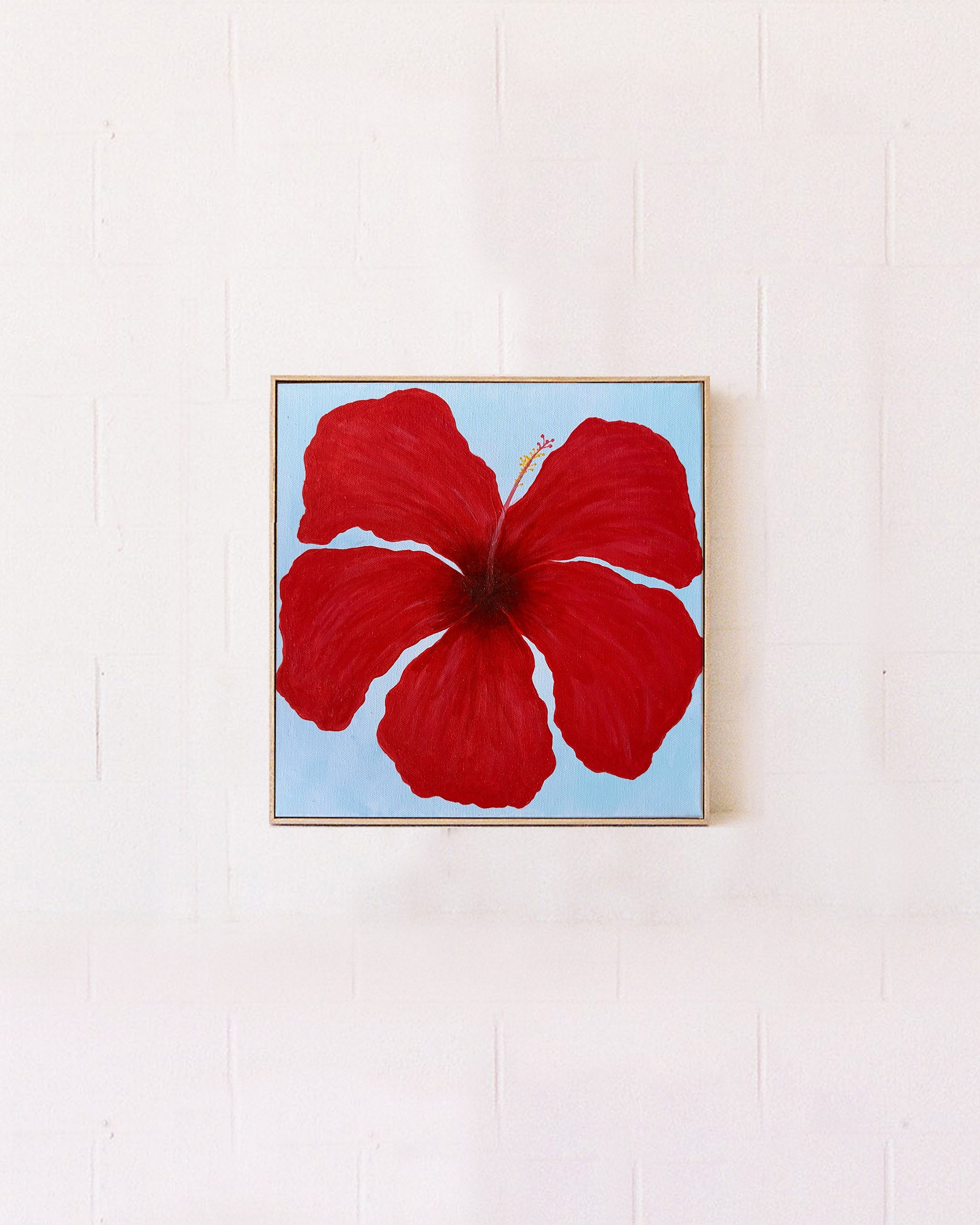 Hibiscus Red & Blue Original